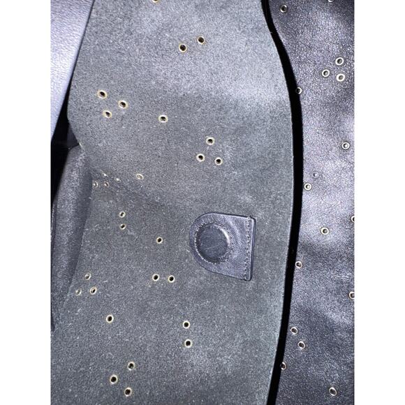 Betsey johnson rainbow sequin pink leather kitsch pocketbook satchel bag purse - Picture 9 of 16